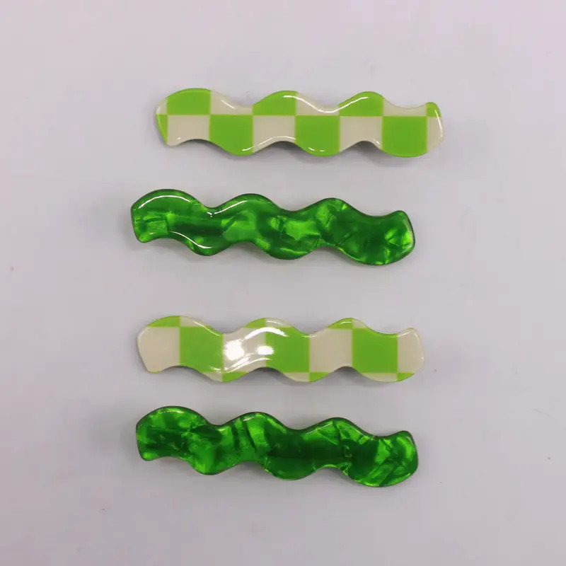 Elegant Unique Beautiful Checkered Glitter Hair Clips Green - Temu | Temu Affiliate Program