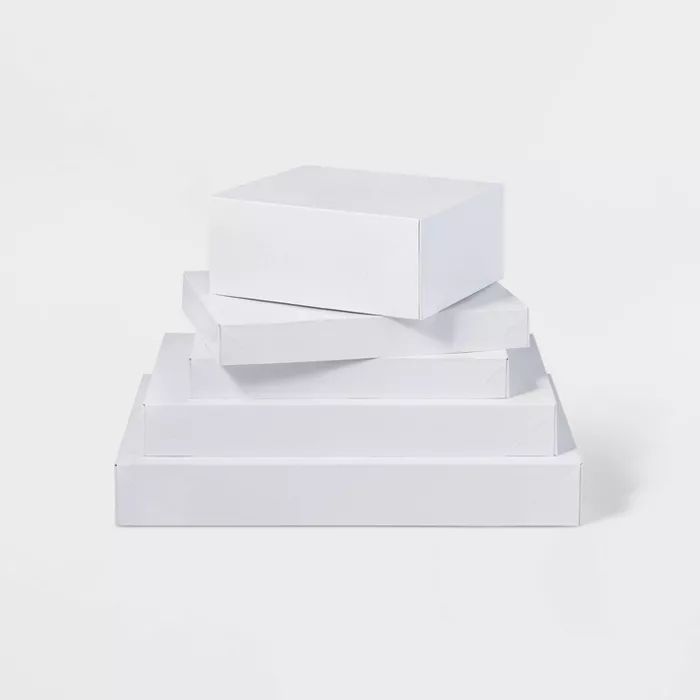5ct Assorted Gift Box White - Wondershop™ | Target
