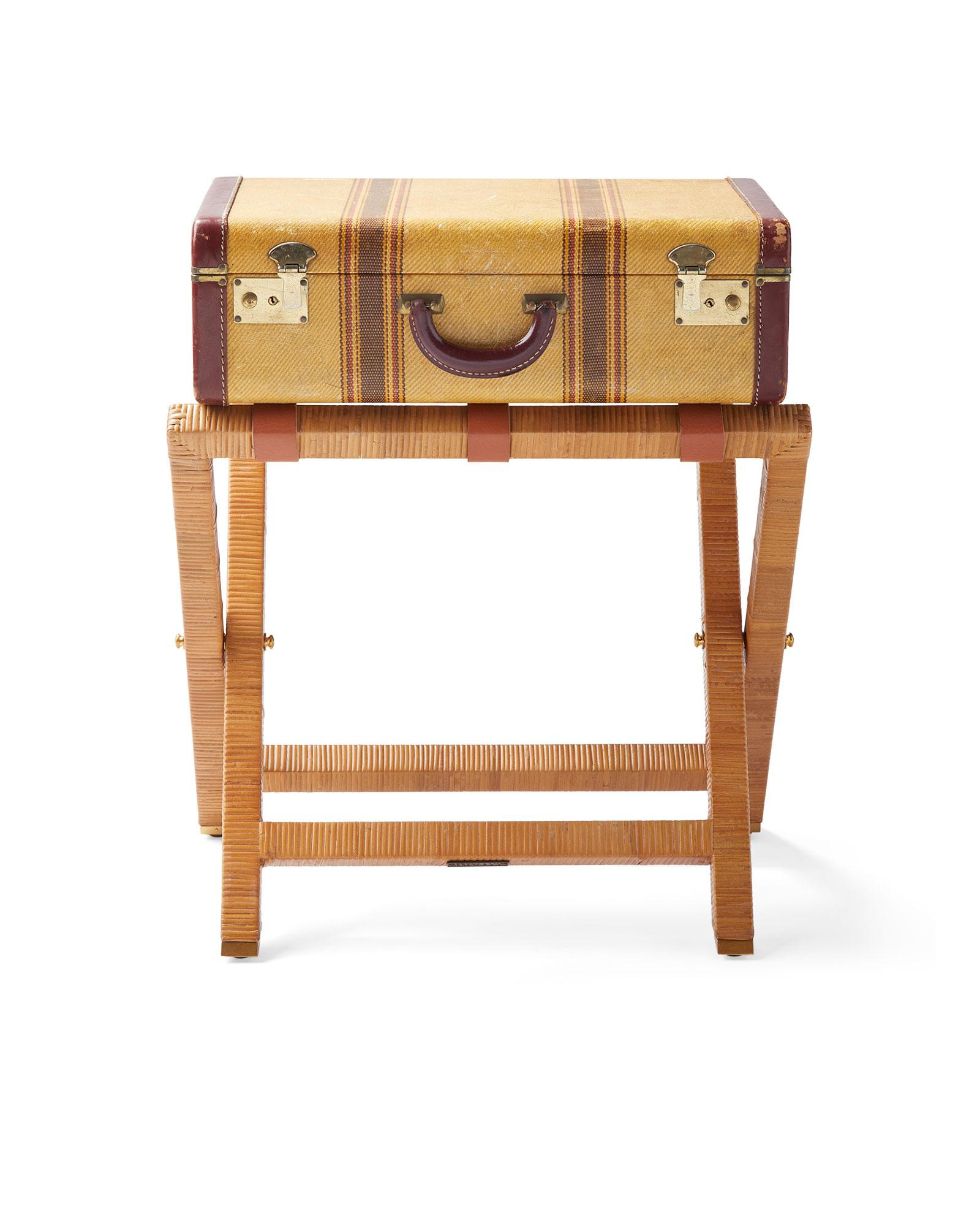 Balboa Rattan Luggage Rack | Serena and Lily