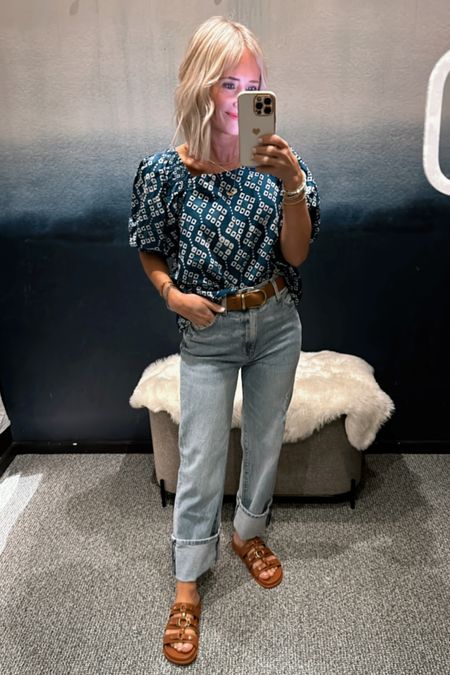 Last day to shop on sale
Top TTS in xs
Jeans run generously- go with your smaller size.  
Spring outfit
Vacation outfit


#LTKstyletip #LTKsalealert #LTKshoecrush