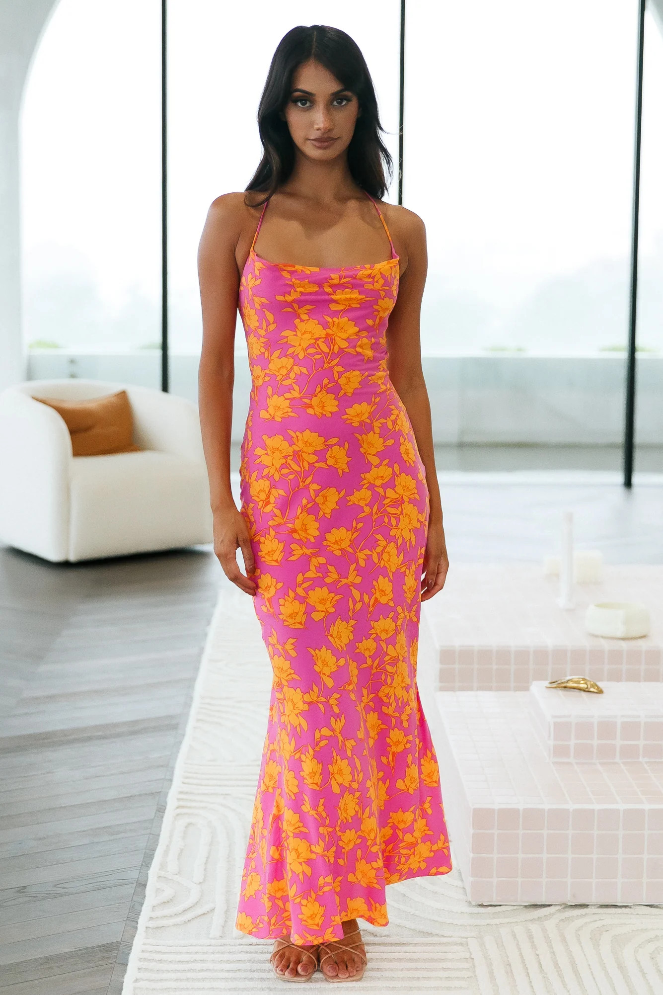 Hey Girl Midi Dress Purple | Hello Molly (AU)