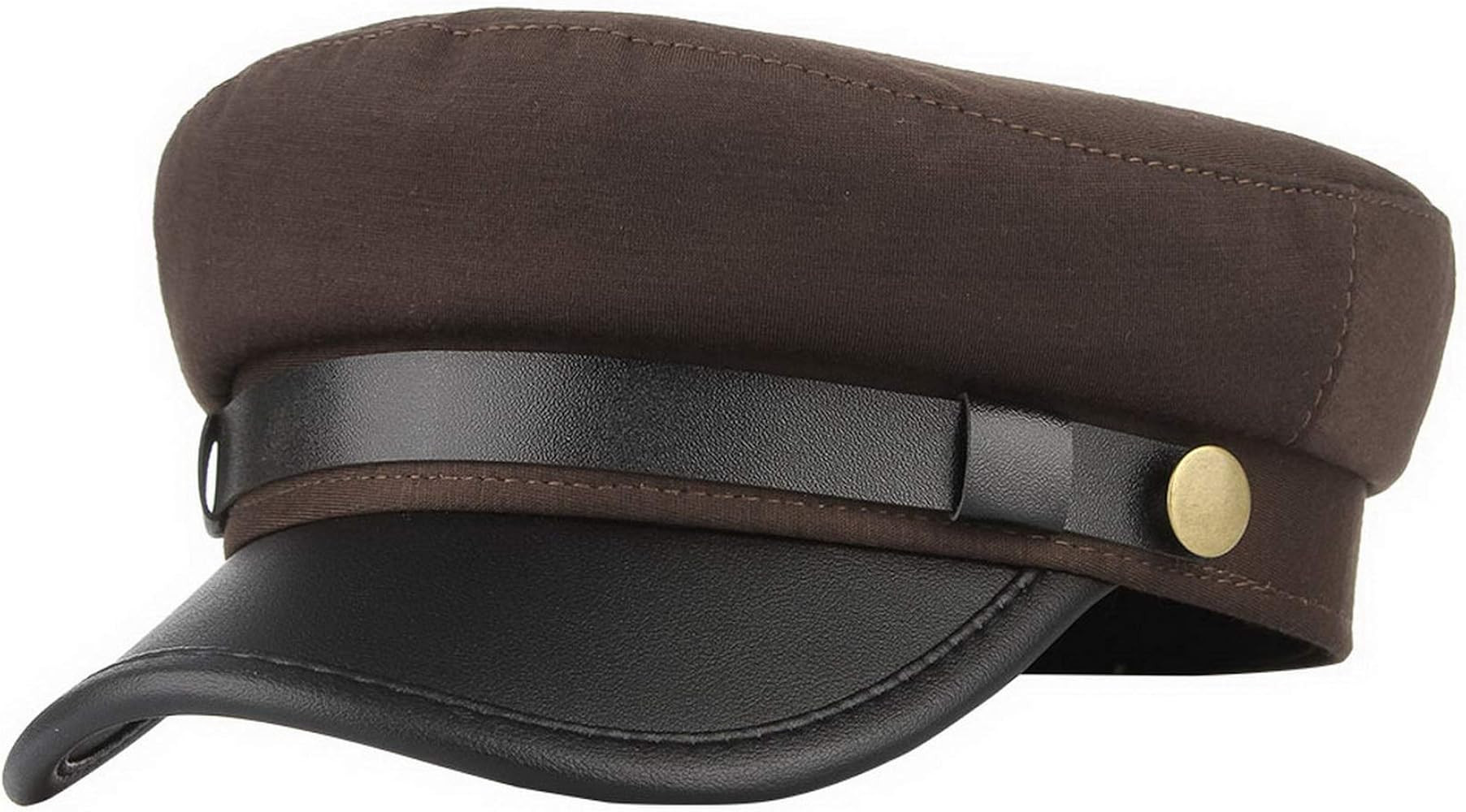 Brcus Men Women Yacht Captain Sailor Hat Newsboy Cabbie Baker Boy Peaked Beret Cap | Amazon (US)