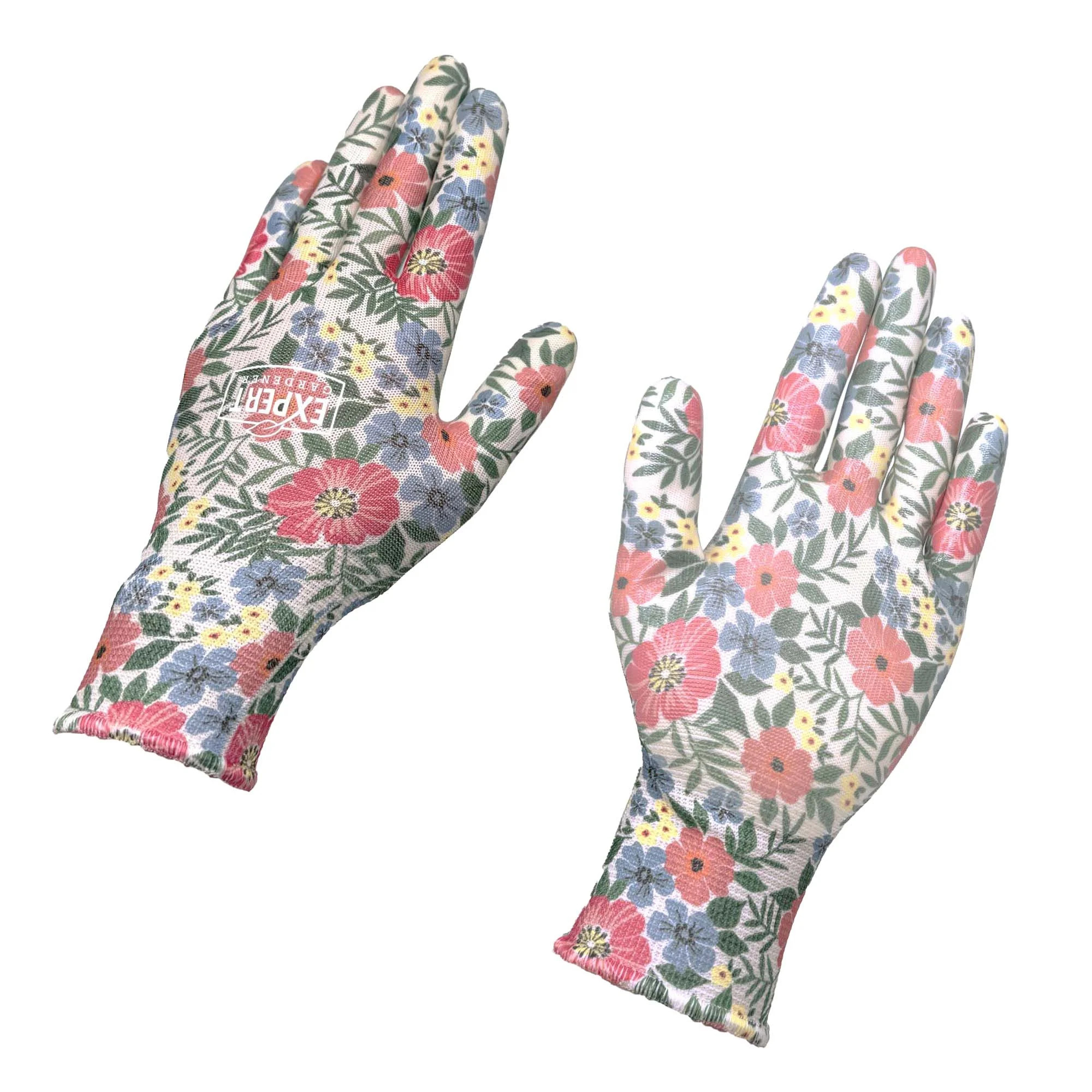 Expert Gardener Smooth Nitrile Gardening Gloves, Size L | Walmart (US)
