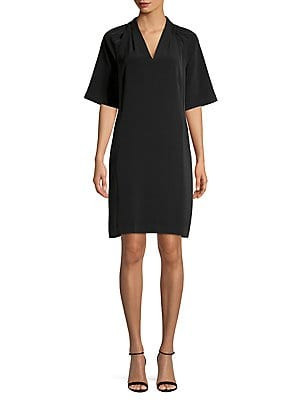 V-Neck Shift Dress | Lord & Taylor