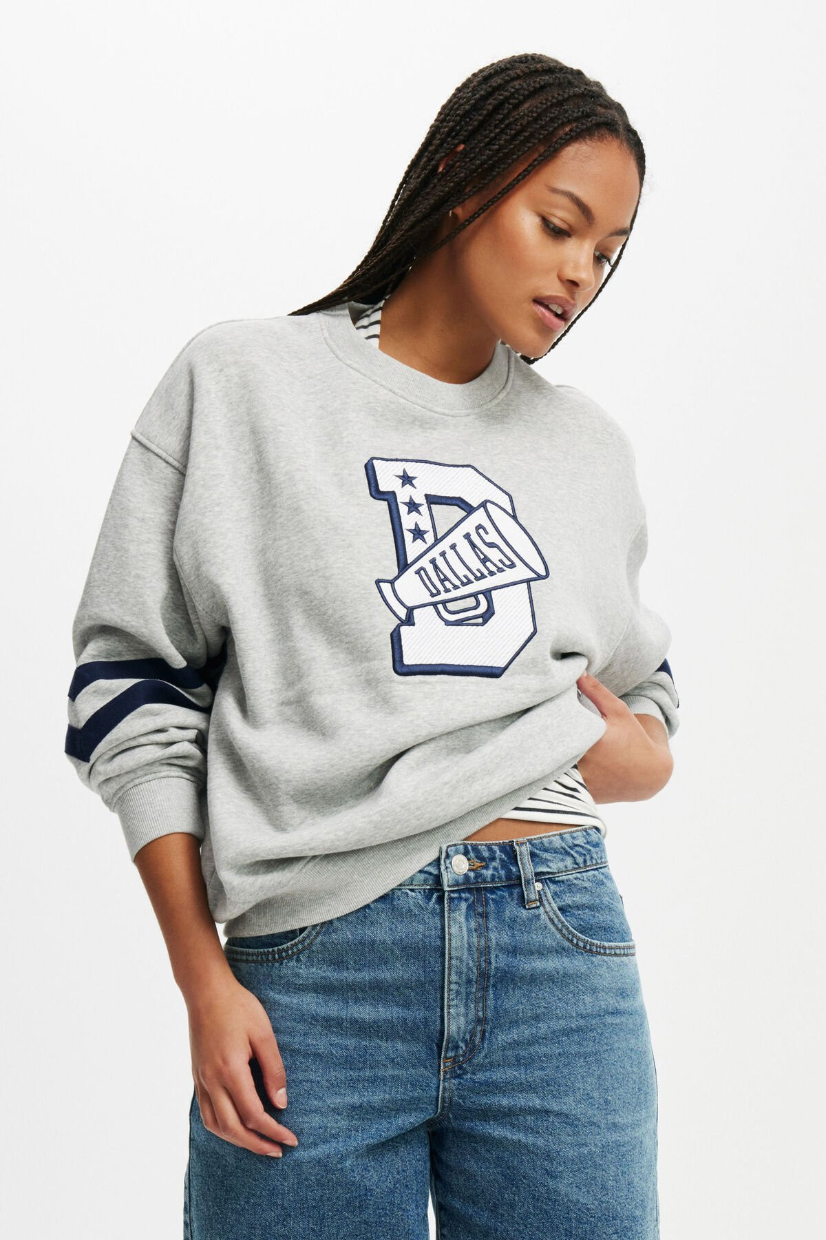 Dallas Cowboys Crew Sweatshirt | Cotton On (US)
