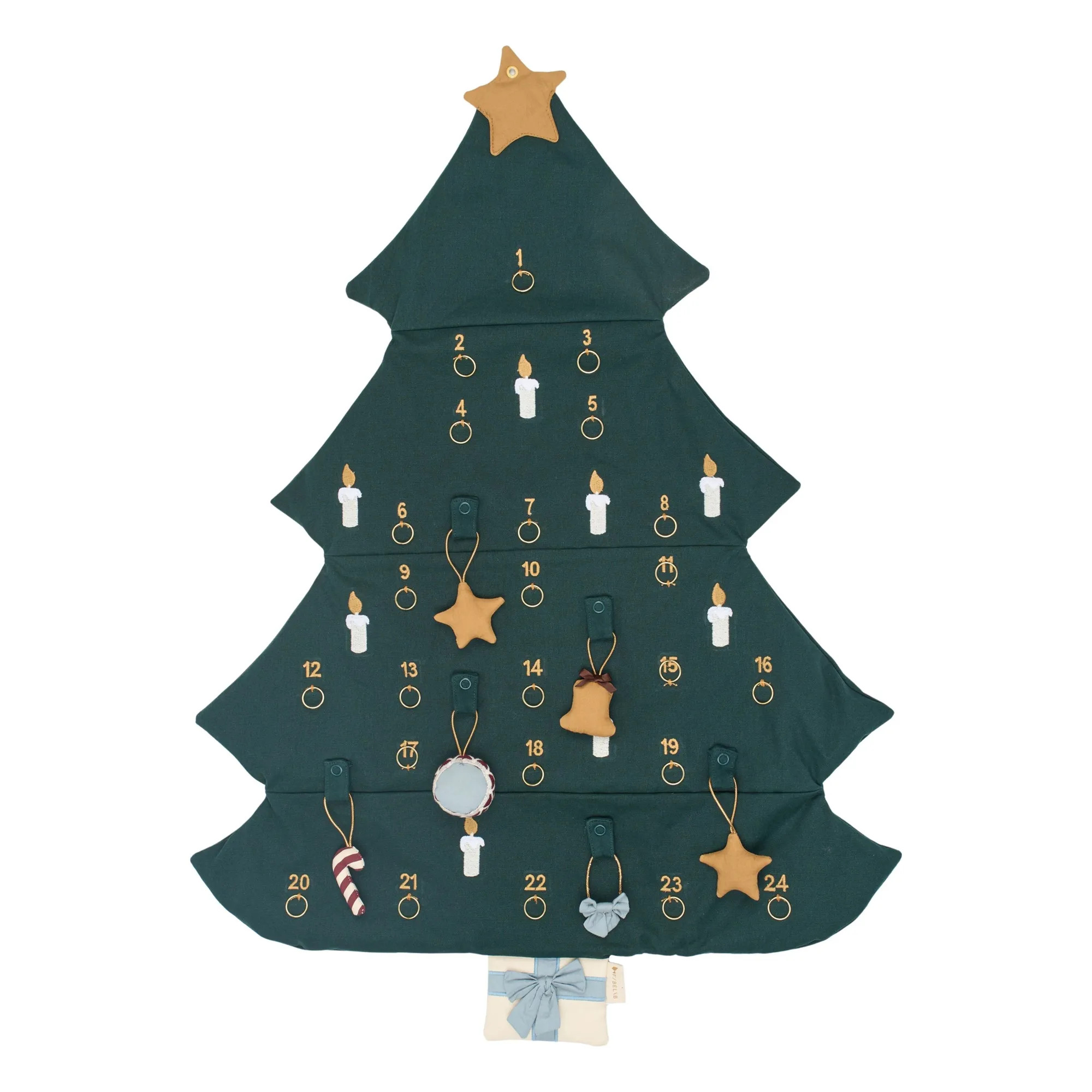 Fir advent calendar | Dark green | Smallable