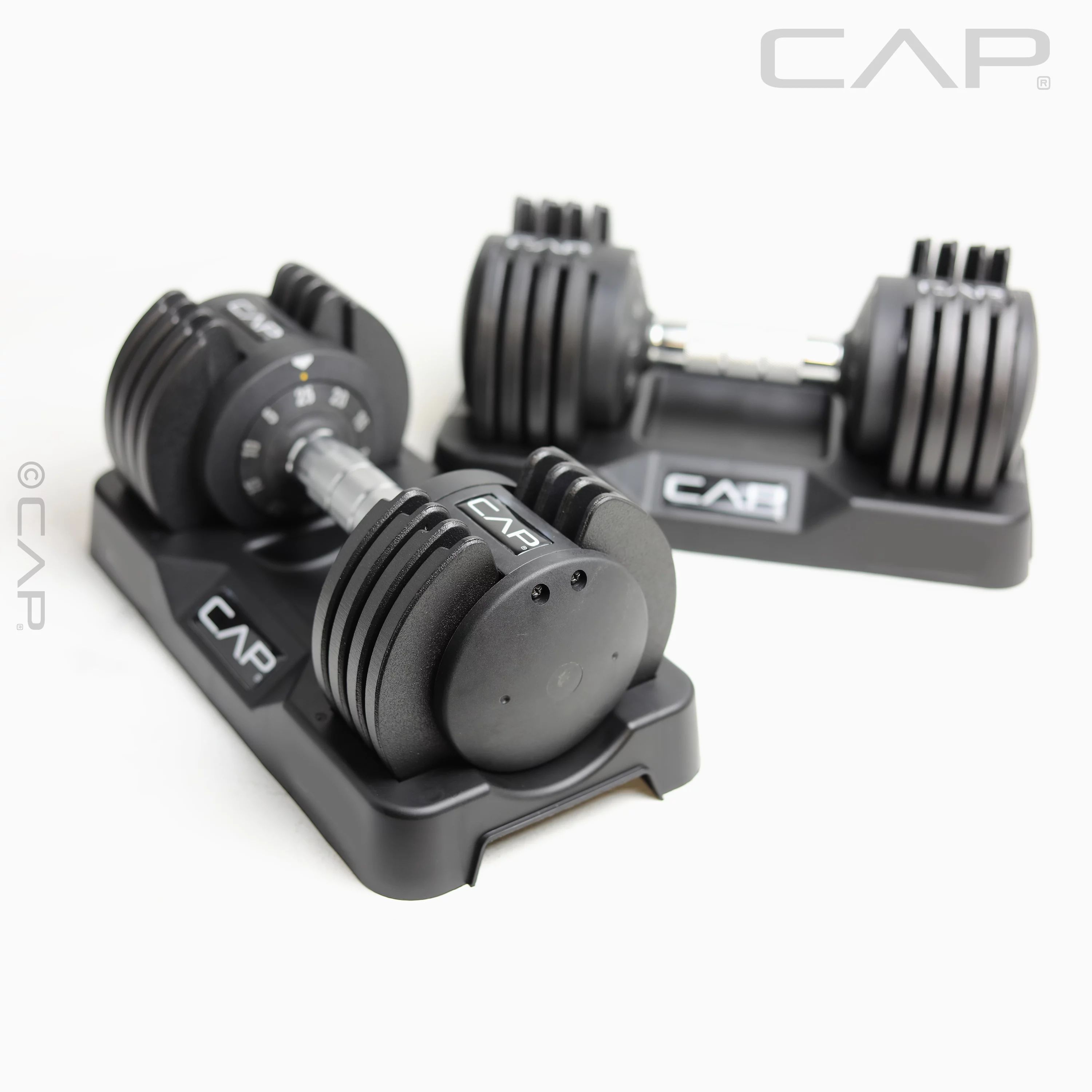 CAP Barbell 25 Lb. Adjustabell Dumbbell Set, Quick Select 5-25, Pair - Walmart.com | Walmart (US)