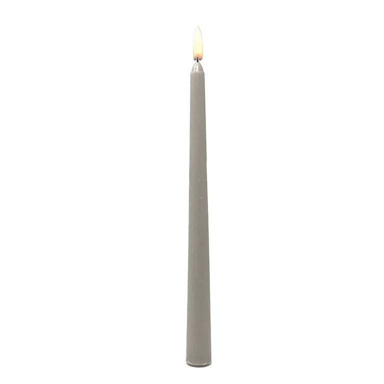 Mainstays Paraffin Wax 10" Taper Candle, Unscented, Taupe | Walmart (US)