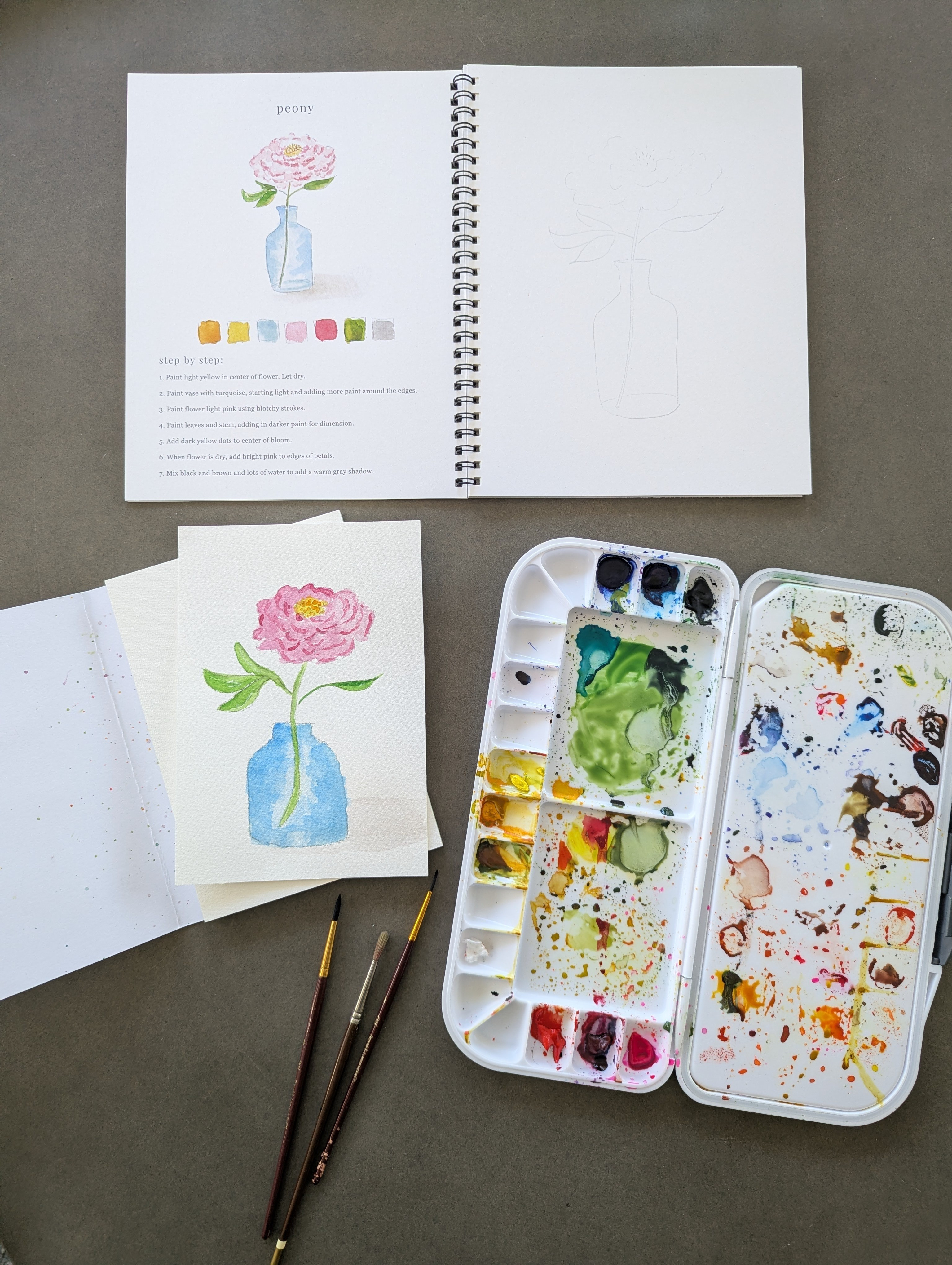 Learning and practicing watercolor art is so therapeutic. This workbook makes it easy for anyone regardless of skill level. 

#LTKdayinmylife #LTKselfcare #LTKHome
