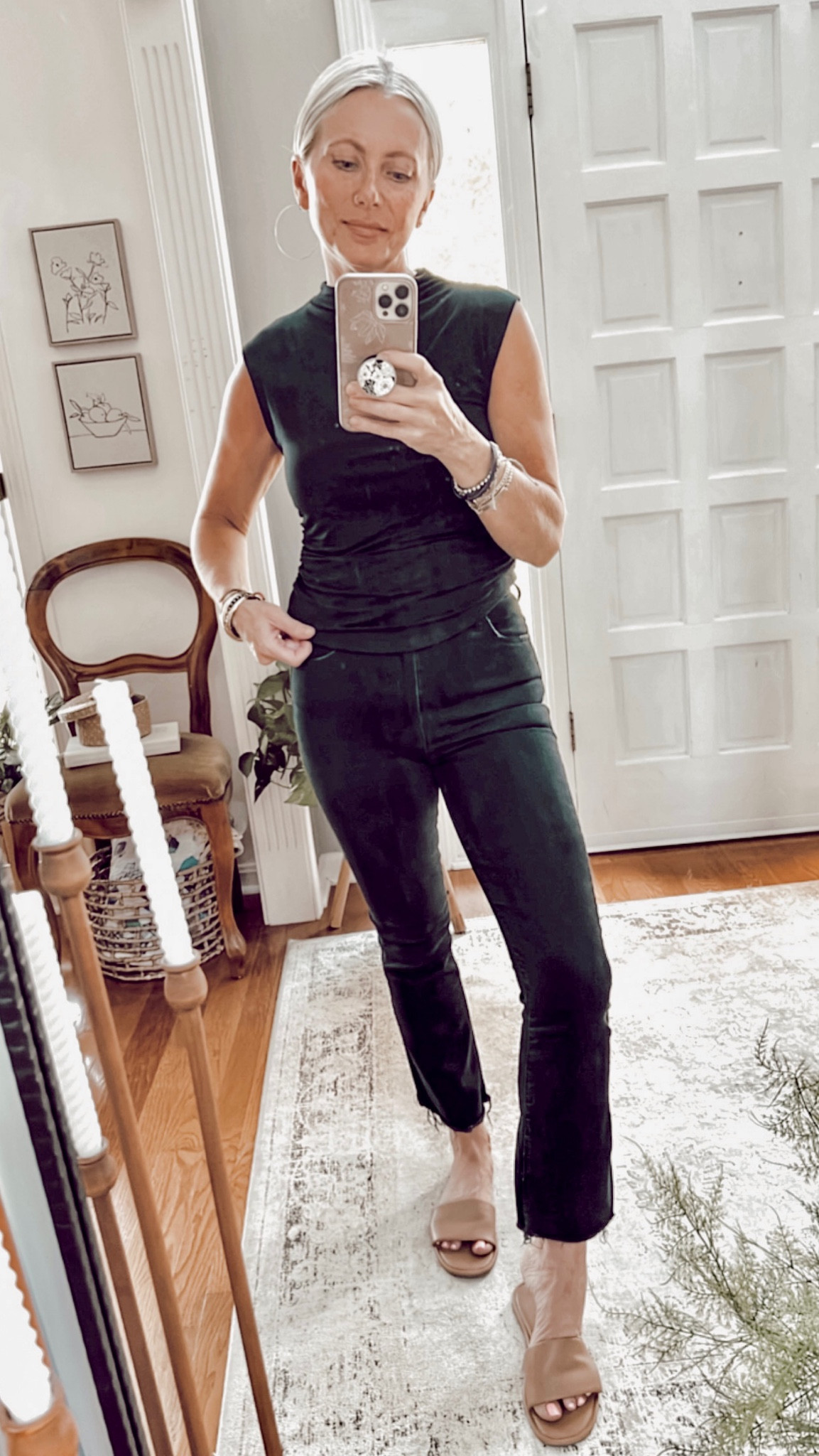 New Target shirt! Love that the sides are ruched  Basics are my fave 🖤

#targetstyle 

#LTKworkwear #LTKstyletip #LTKunder50