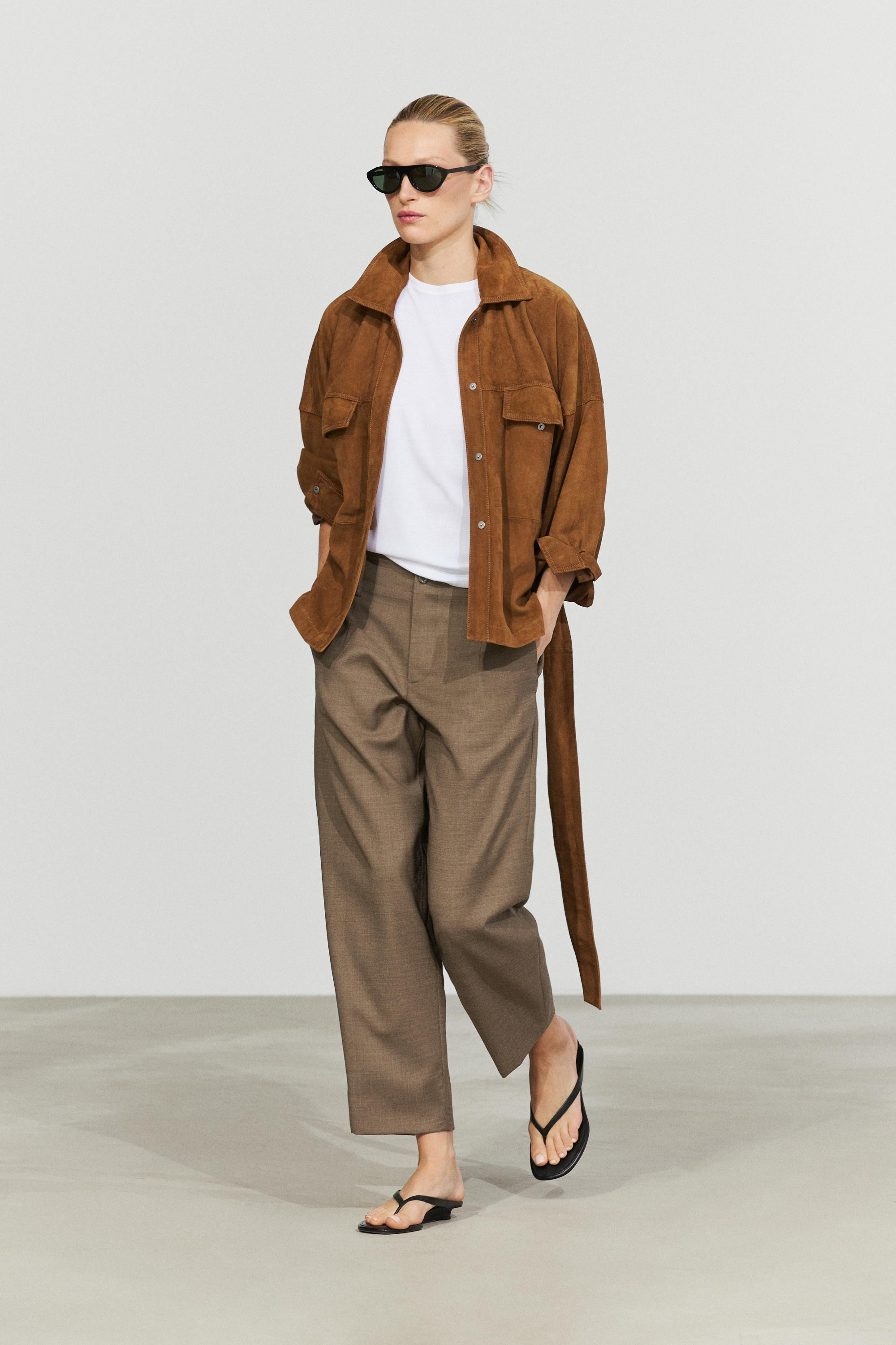 Melierte Anzughose aus 100 % Wolle | Massimo Dutti DE