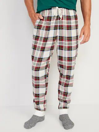 Matching Plaid Flannel Jogger Pajama Pants for Men | Old Navy (US)