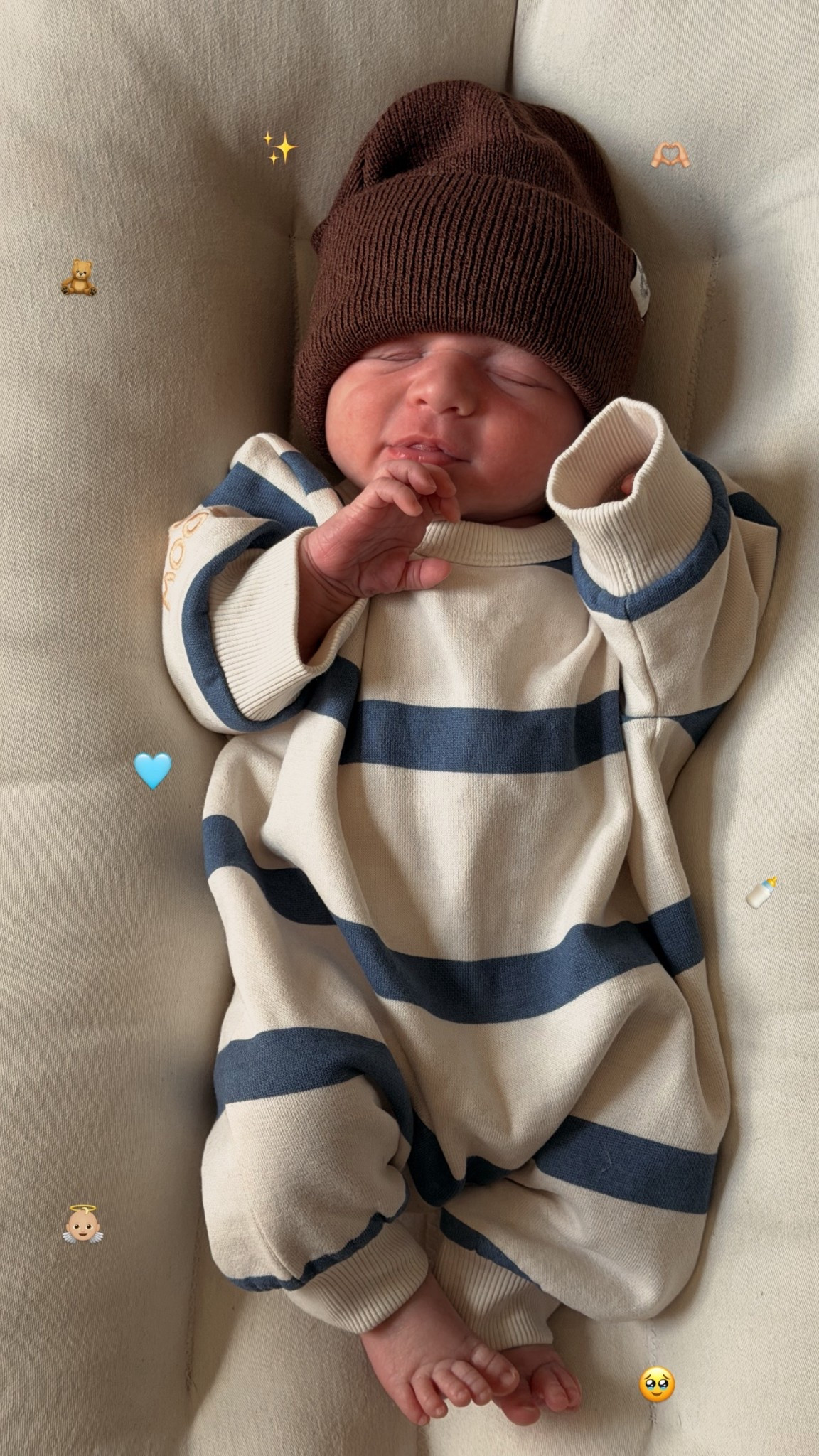 I had this outfit on my Pinterest board and now he’s here and wearing it 🥹🫶🏼
