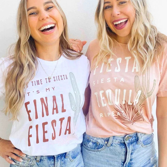 Final Fiesta Bachelorette Party Tees  Southwestern Bridal | Etsy | Etsy (US)