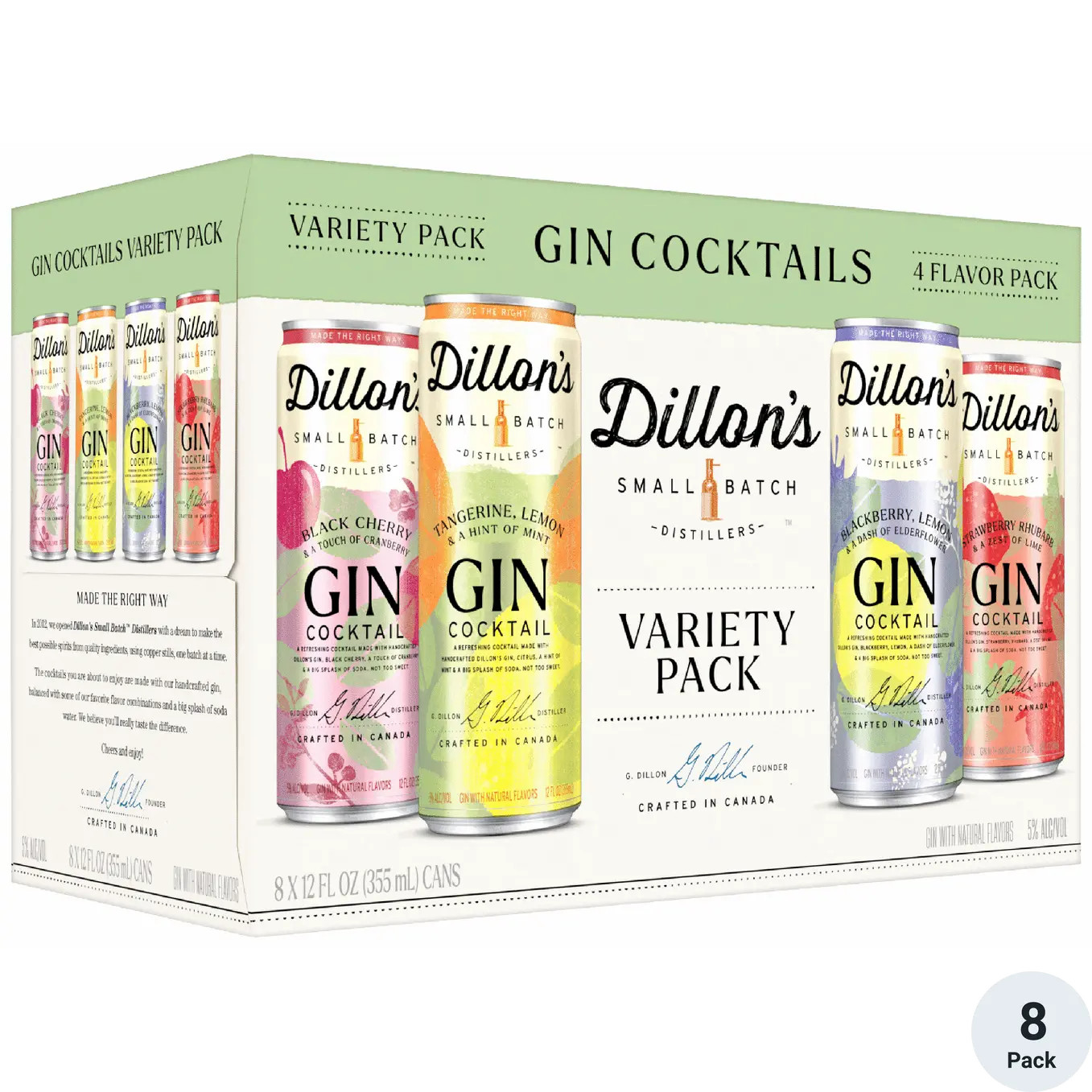 Dillon's Small Batch Gin Cocktails Variety Pack | Total Wine