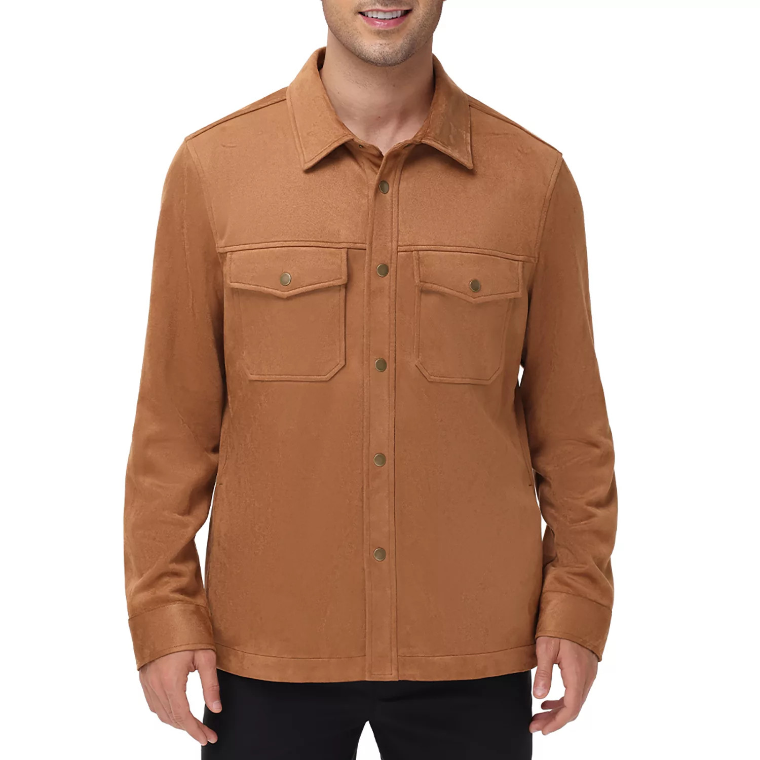 Frye Men's Faux Suede Shirt Jacket | Sam's Club