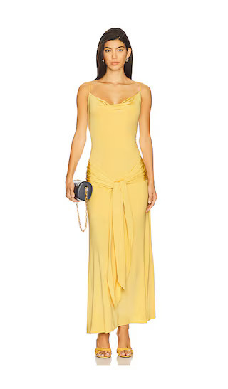 Anna October Selena Gown in Yellow. - size L | Revolve Clothing (Global)