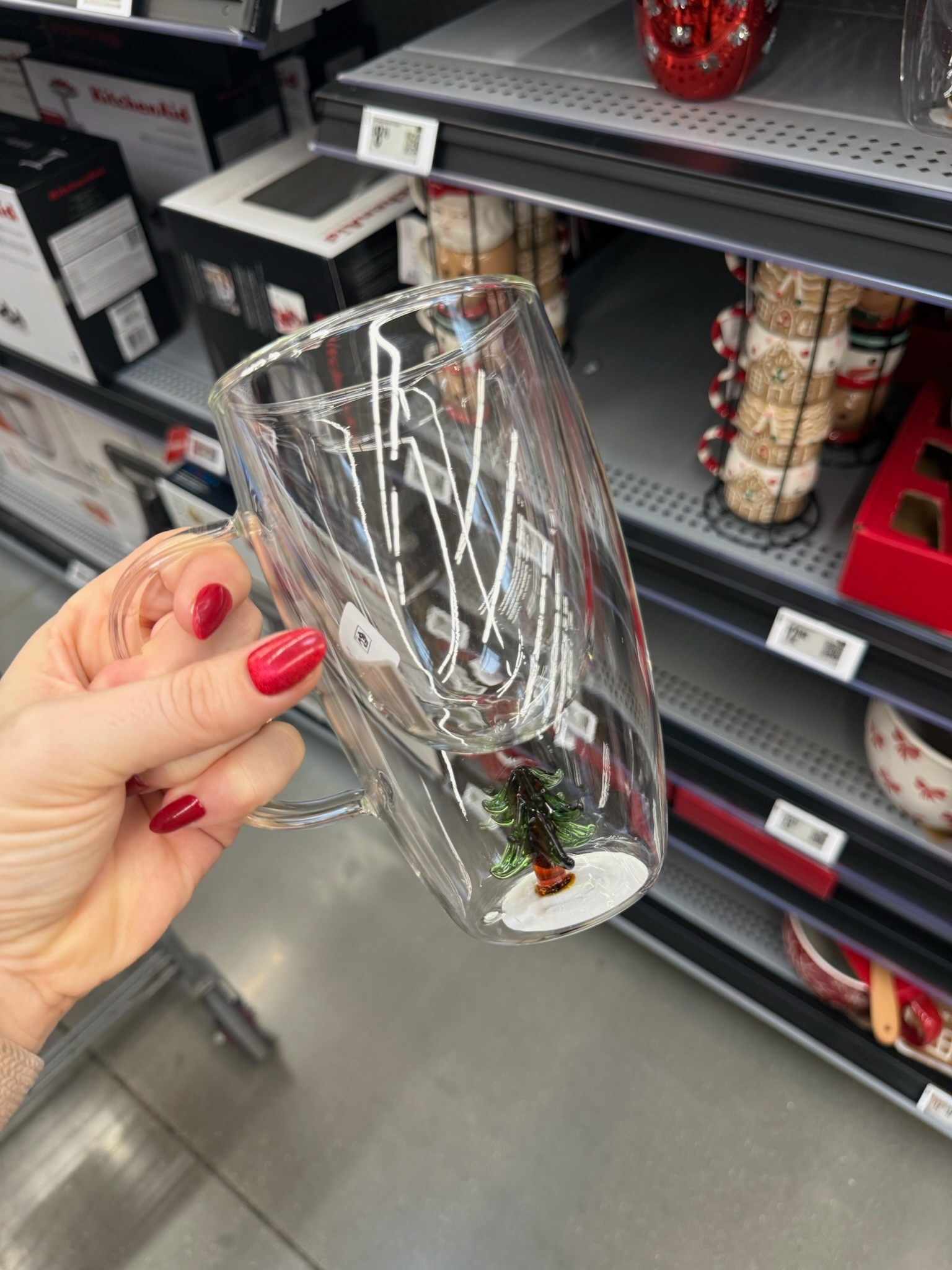 Holiday themed double lined glass coffee mug // has different mug options 

#LTKFindsUnder50 #LTKGiftGuide #LTKHome