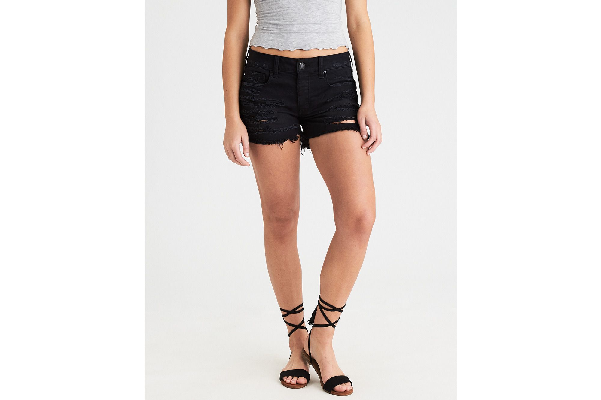 AEO Tomgirl Short, Raven Black | American Eagle Outfitters (US & CA)