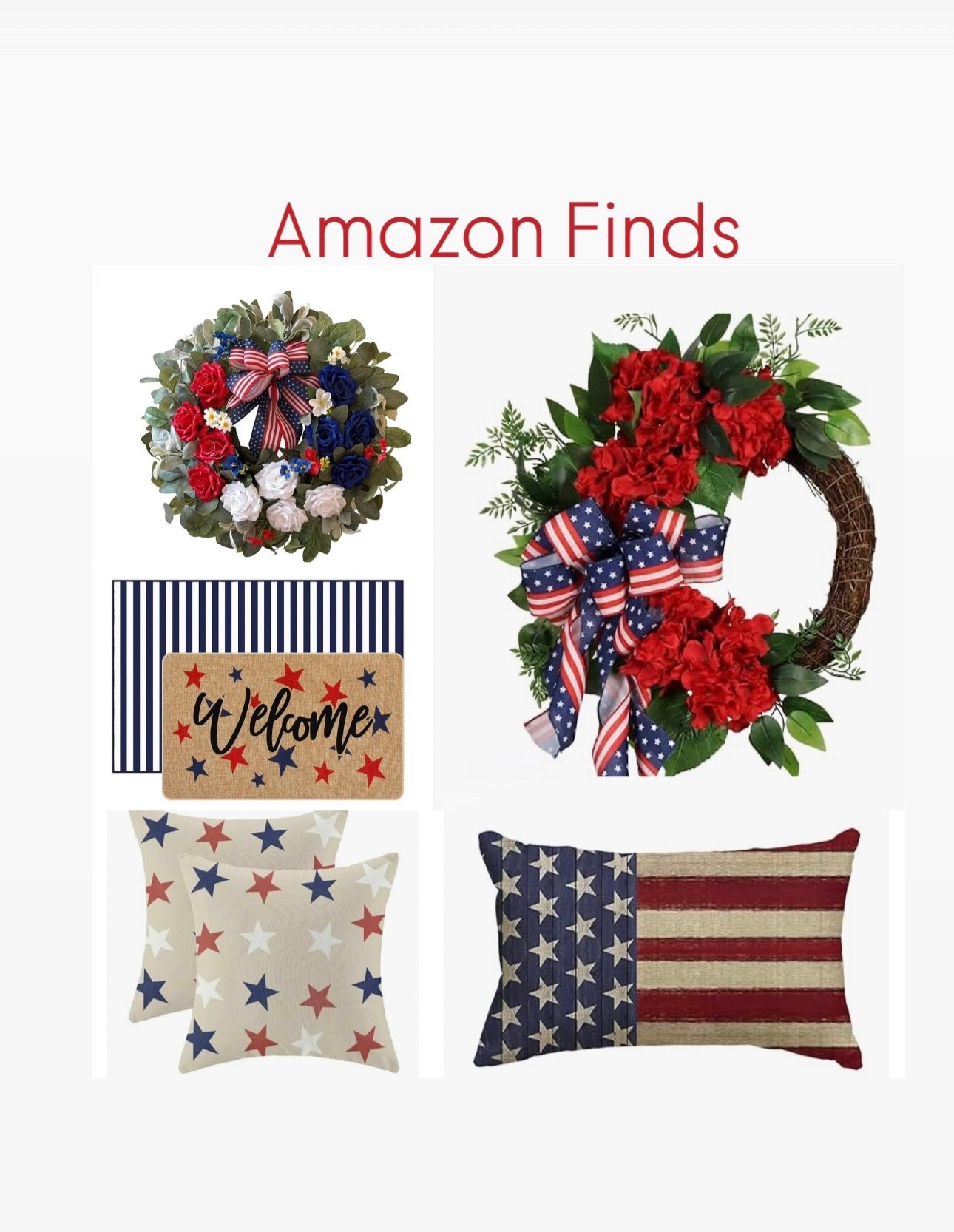 Patriotic decor, fourth of July, Memorial Day decor, amazon home ￼

#LTKdayinmylife #LTKHome #LTKstorytime