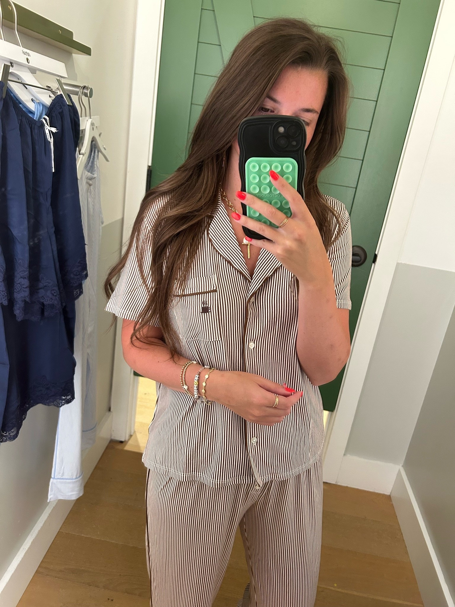 // the cutest pajamas // the coffee cup is embroidered on the pocket //

#LTKootd #LTKgrwm #LTKdayinmylife