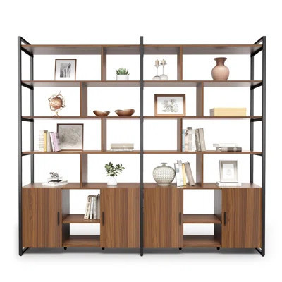 Sayers 85.25" H x 95.63" W Steel Standard Bookcase | Wayfair North America