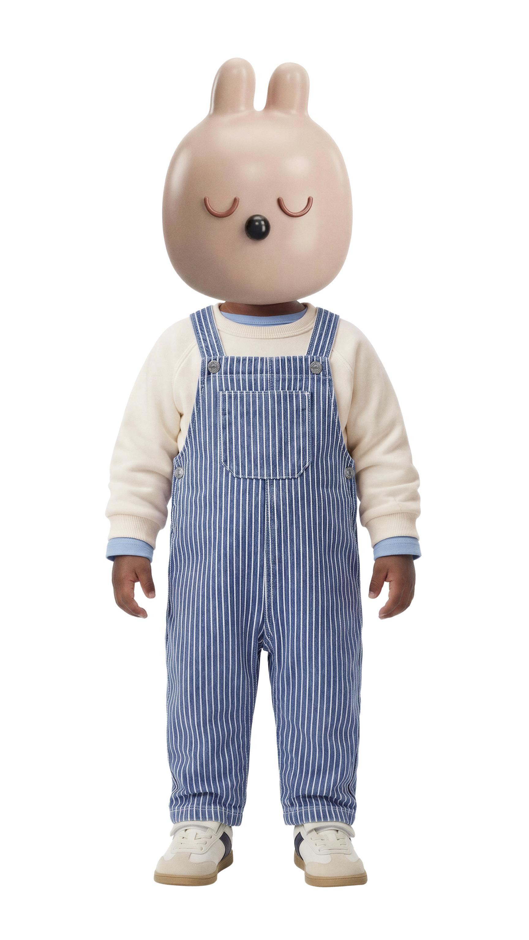 STRIPED TWILL OVERALLS | Zara US
