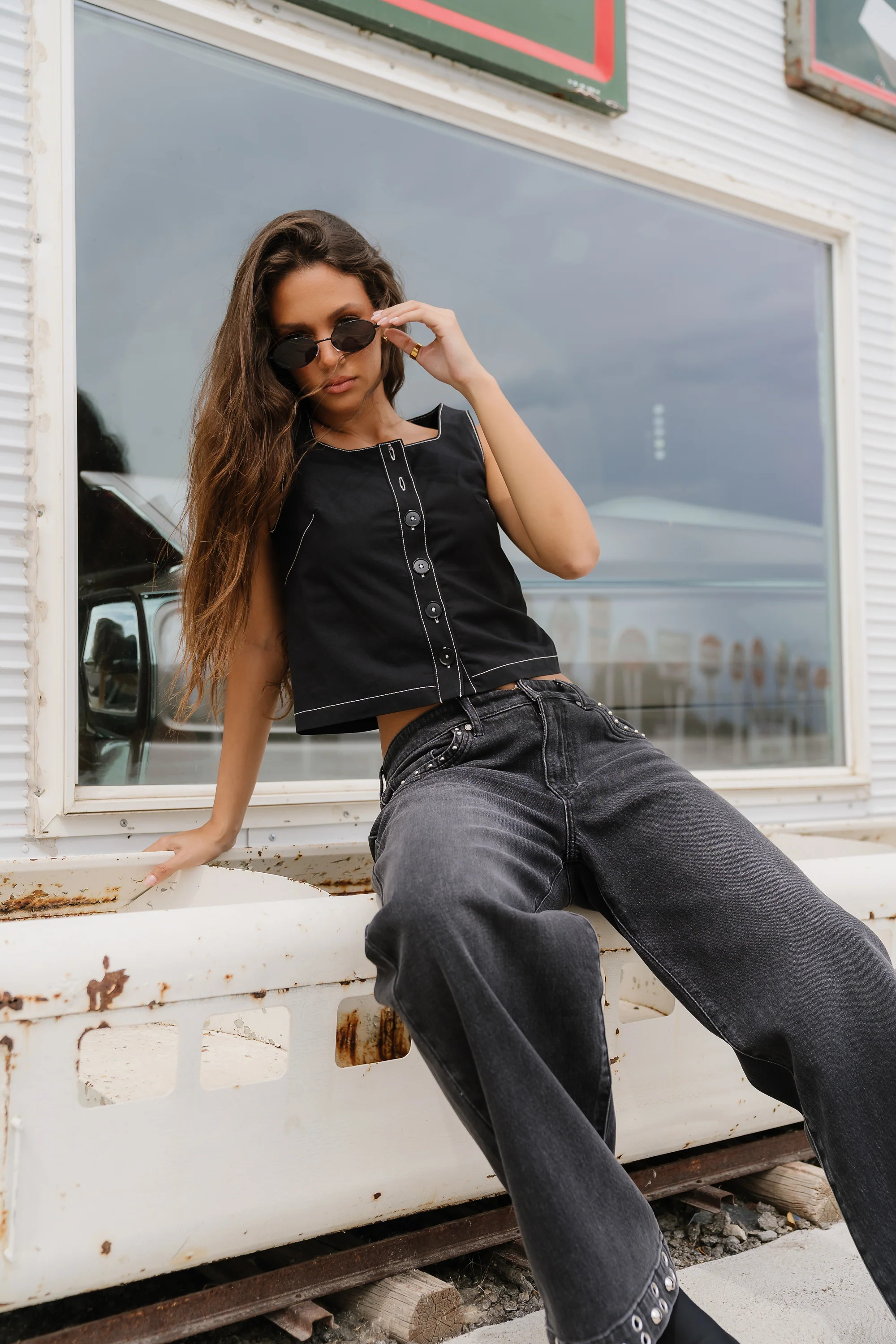 Skyler Contrast Tank | Böhme US