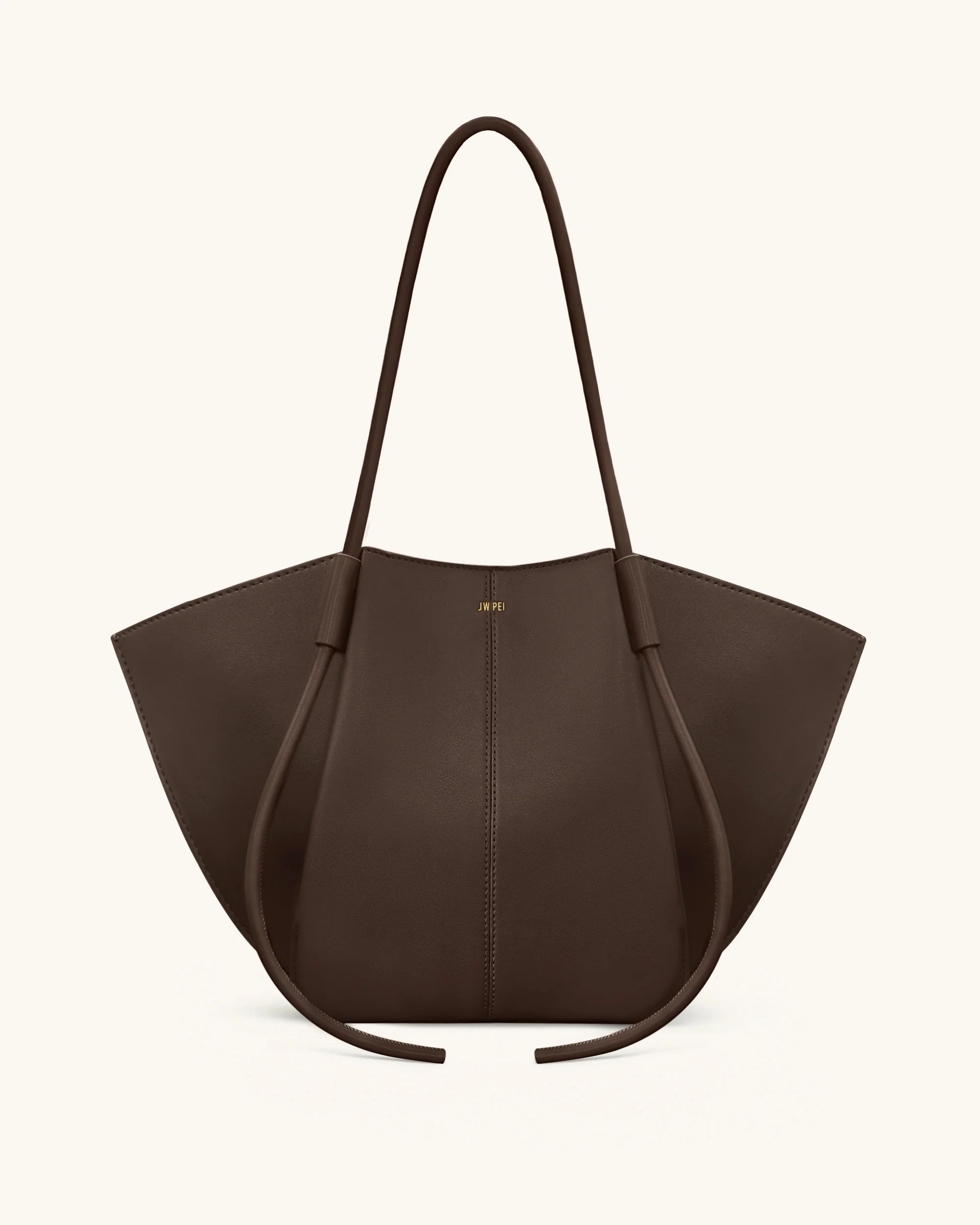 Nala Wide Tote Bag - Deep Brown | JW PEI US