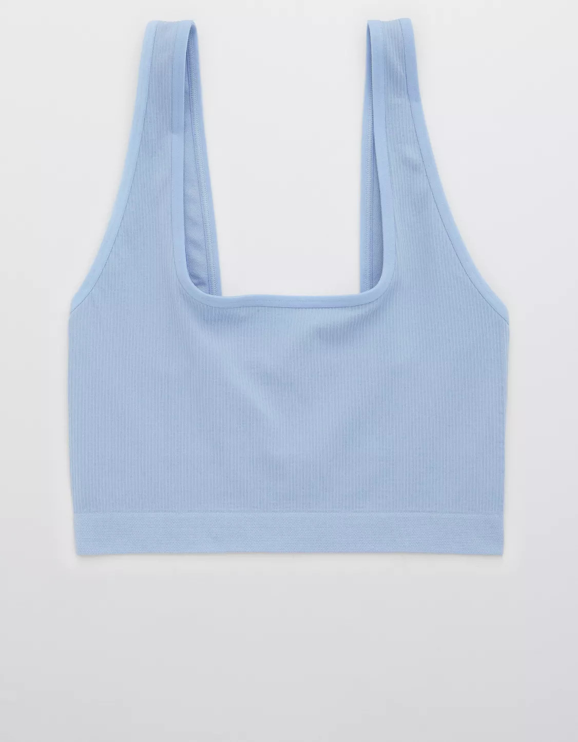 Aerie Seamless Square Neck Longline Bralette | American Eagle Outfitters (US & CA)