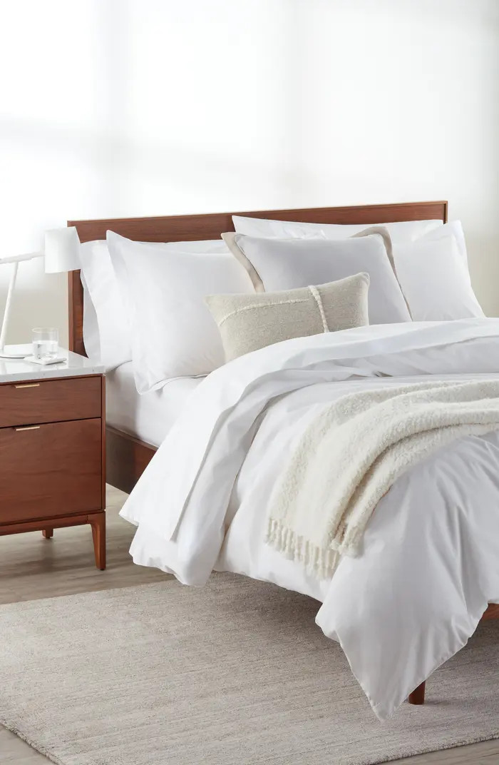 Organic Cotton Percale Duvet & Shams Set | Nordstrom