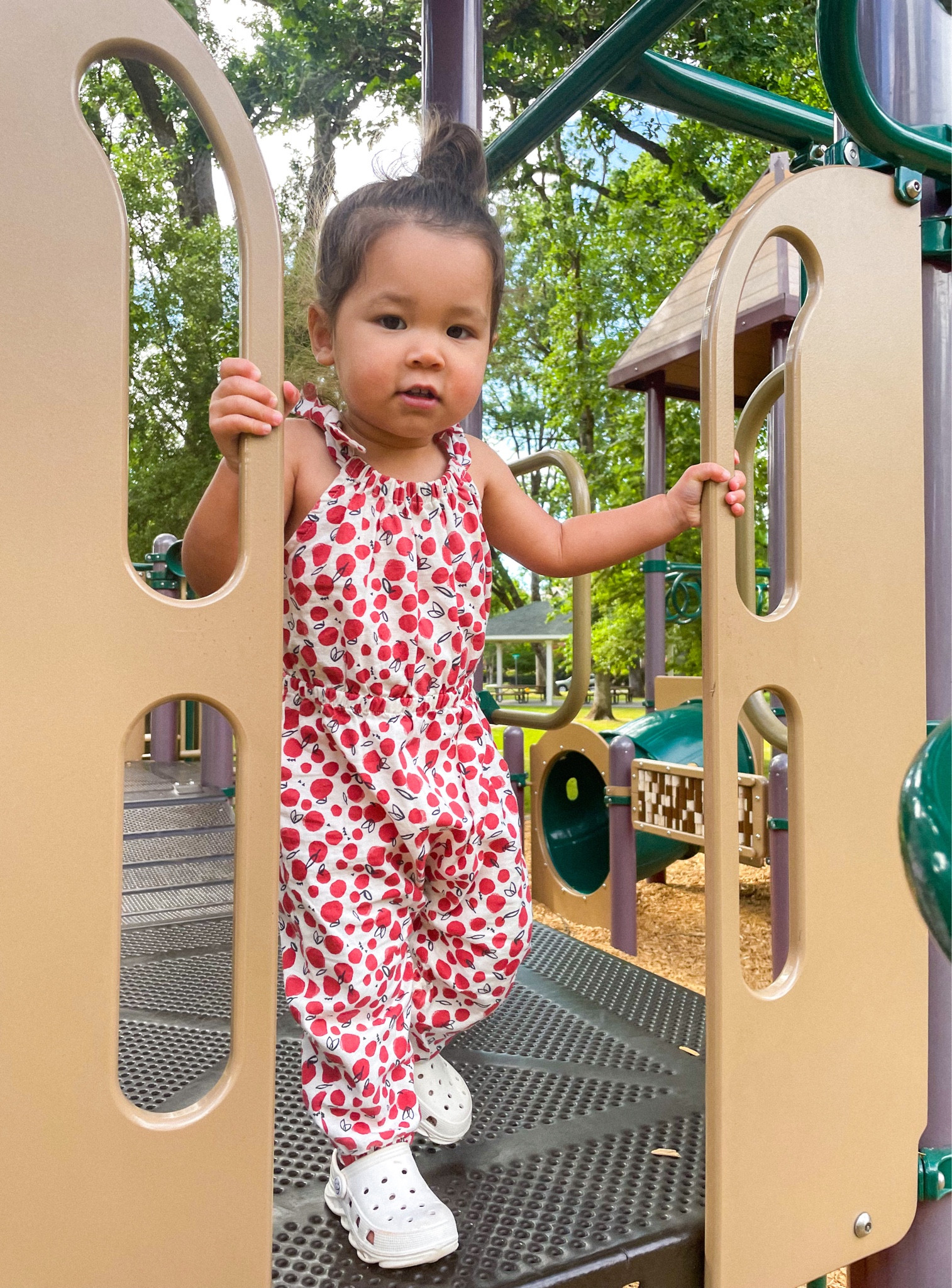 Perfect spring to summer fit. Fei is wearing 18-24M at 22M. She’s 75% in growth and height.

#LTKbaby #LTKkids #LTKfamily