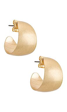 petit moments Melrose Hoop Earring in Gold from Revolve.com | Revolve Clothing (Global)
