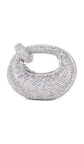 JW PEI Abacus Artificial Crystal Mini Bag in Metallic Silver. | Revolve Clothing (Global)
