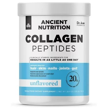 Ancient Nutrition Collagen Peptides Unflavored 25.4 oz | Walmart (US)