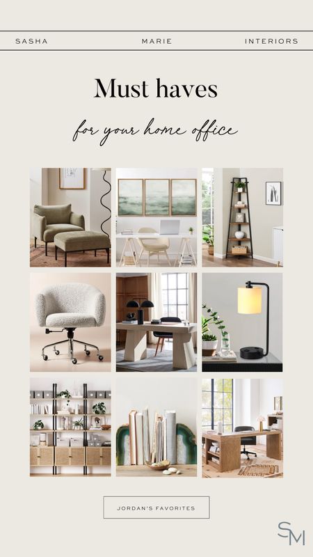 Check out our Must Haves for your home office! 

#LTKhome #LTKstyletip