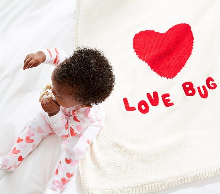 Love Bug Heirloom Baby Blanket | Pottery Barn Kids