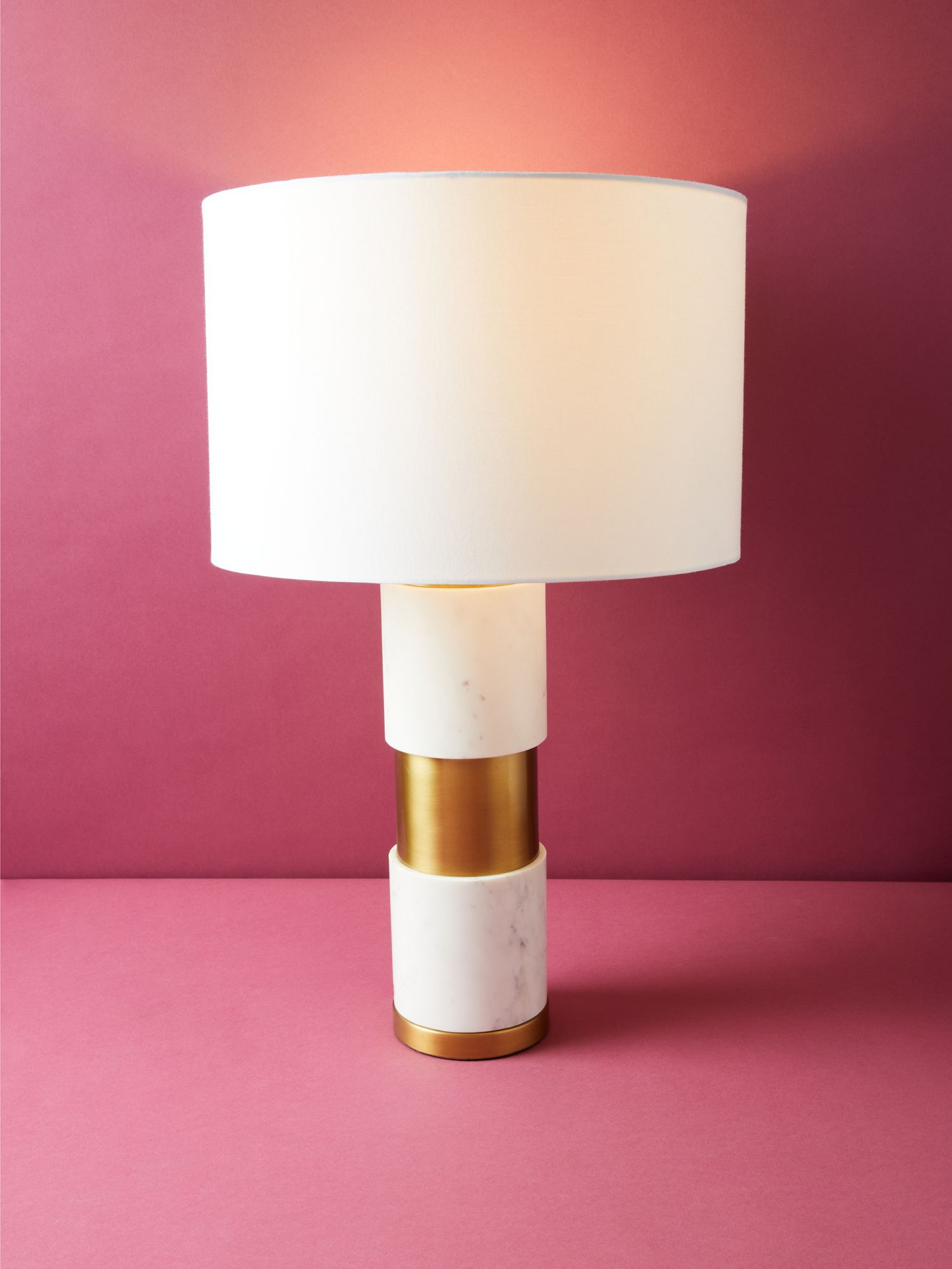 27in Marble And Metal Jansen Table Lamp | HomeGoods