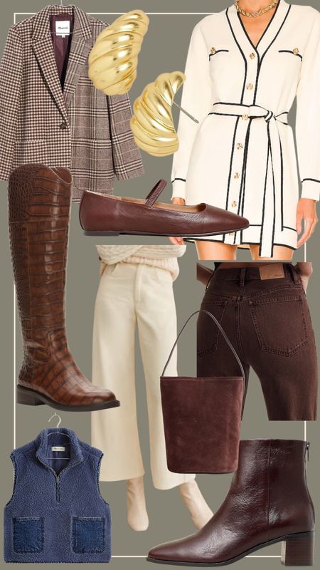 Things I am wearing and loving recently fall outfit edition - vest, blazer, denim, fall shoes, ballet flats, boots and more

#LTKstyletip #LTKshoecrush #LTKSeasonal