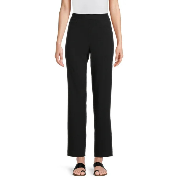 Time and Tru Women's Pull On Pants, Sizes S-2XL | Walmart (US)
