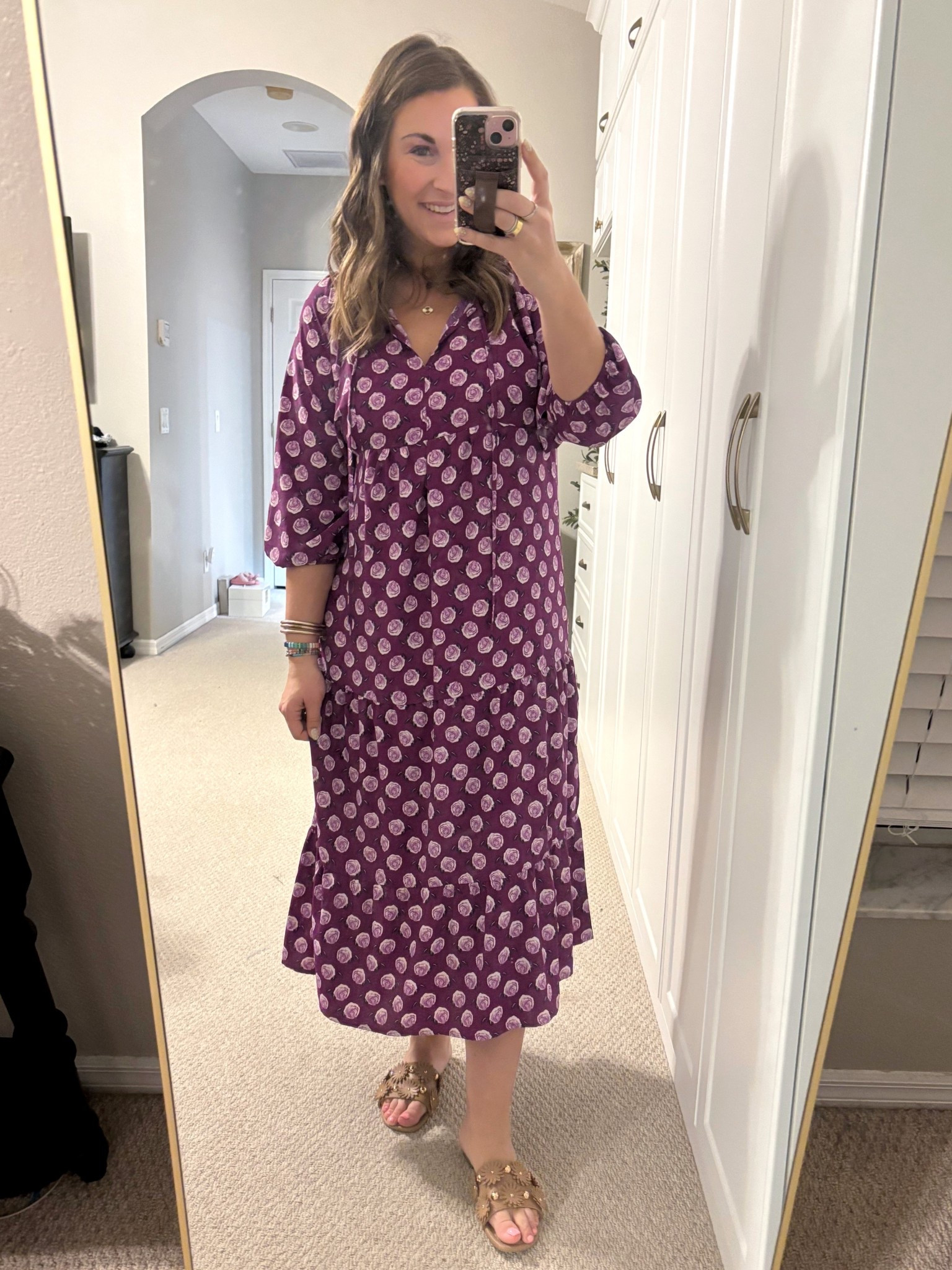 Throw on & go maxi dress I own in two colors! So good, comfy and easy! 💜🫶🏻 spring outfit 

TTS- medium 

#LTKMidsize #LTKootd #LTKmomlife