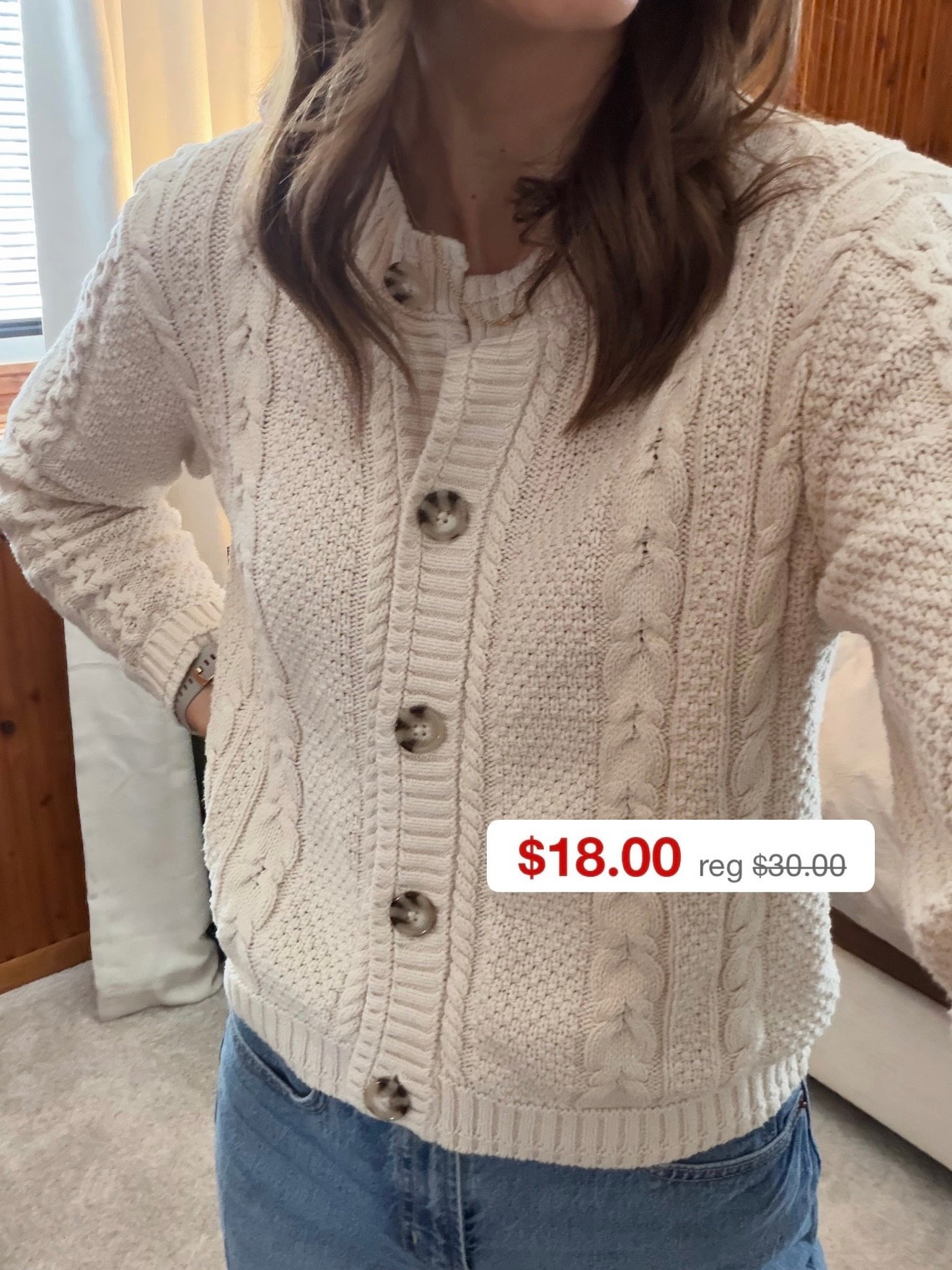 One of my fav sweaters is on sale! I have this in cream and brown. Wearing a S for reference  

#LTKHoliday #LTKSaleAlert #LTKFindsUnder50