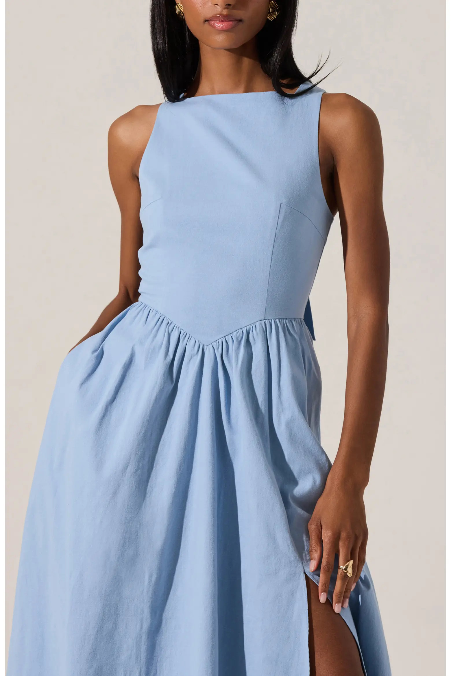 Bow Back A-Line Dress (Women) | Nordstrom | Nordstrom