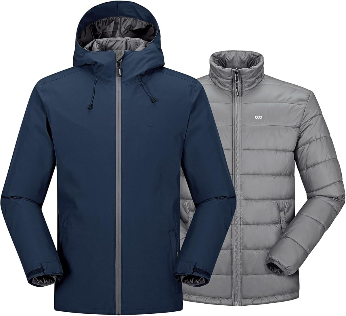 33,000ft Men's Waterproof 3-in-1 Ski Jacket, Warm Mountain Windbreaker Snow Rain Jackets Winter C... | Amazon (US)