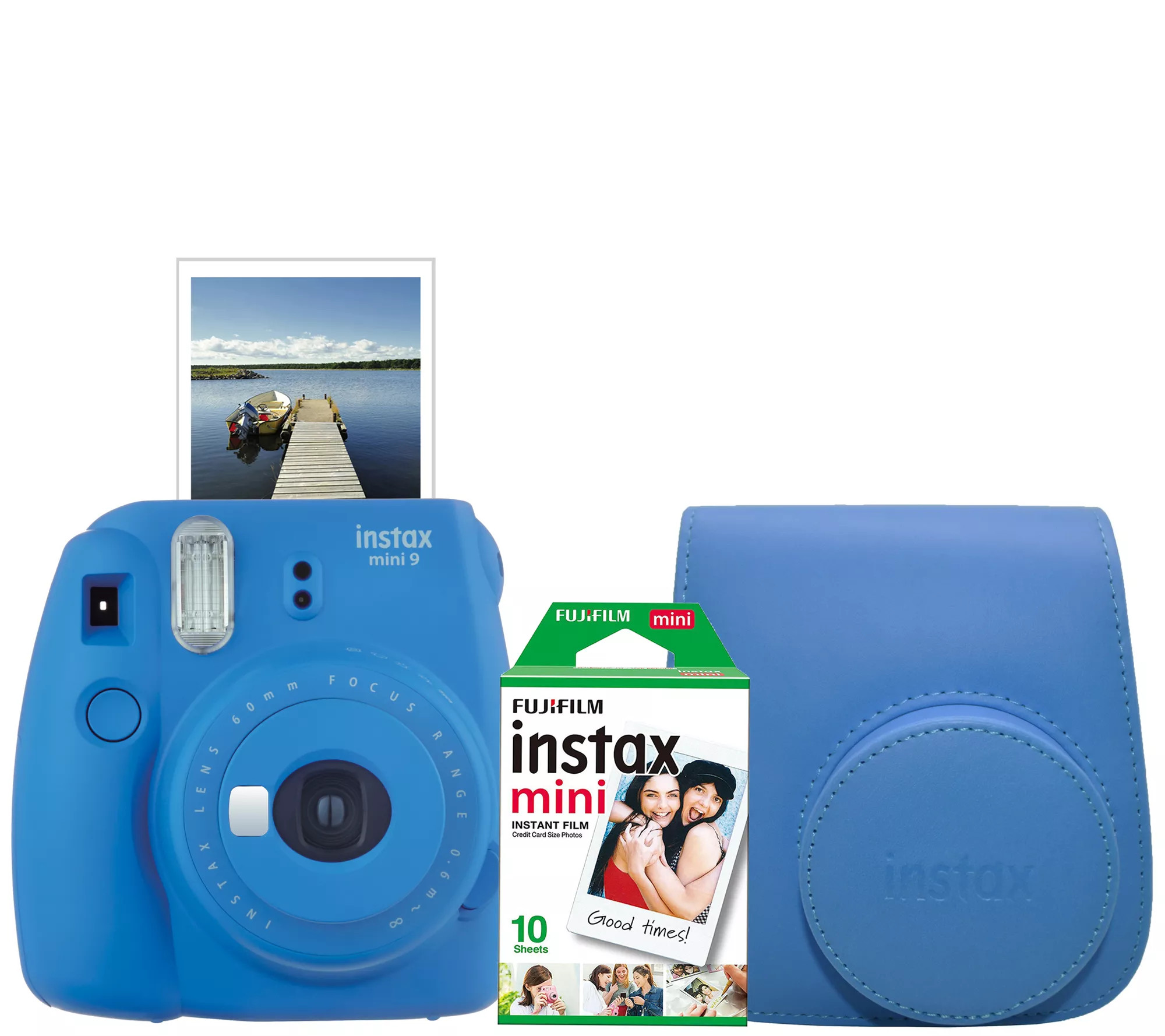 FujiFilm Instax Mini 9 Instant Film Camera with Film & Case — QVC.com | QVC