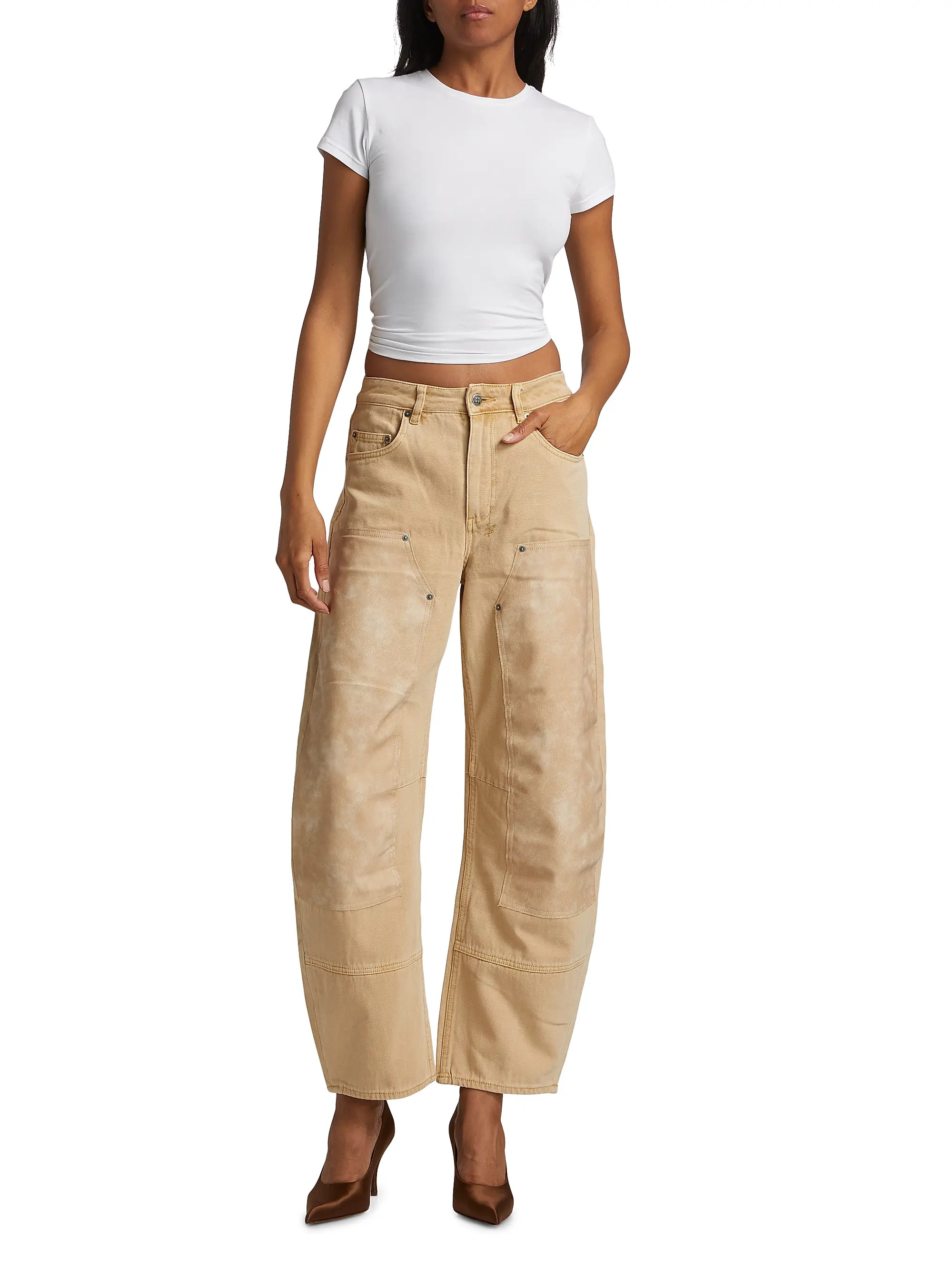 Safe In Heaven Barrel Jeans | Saks Fifth Avenue