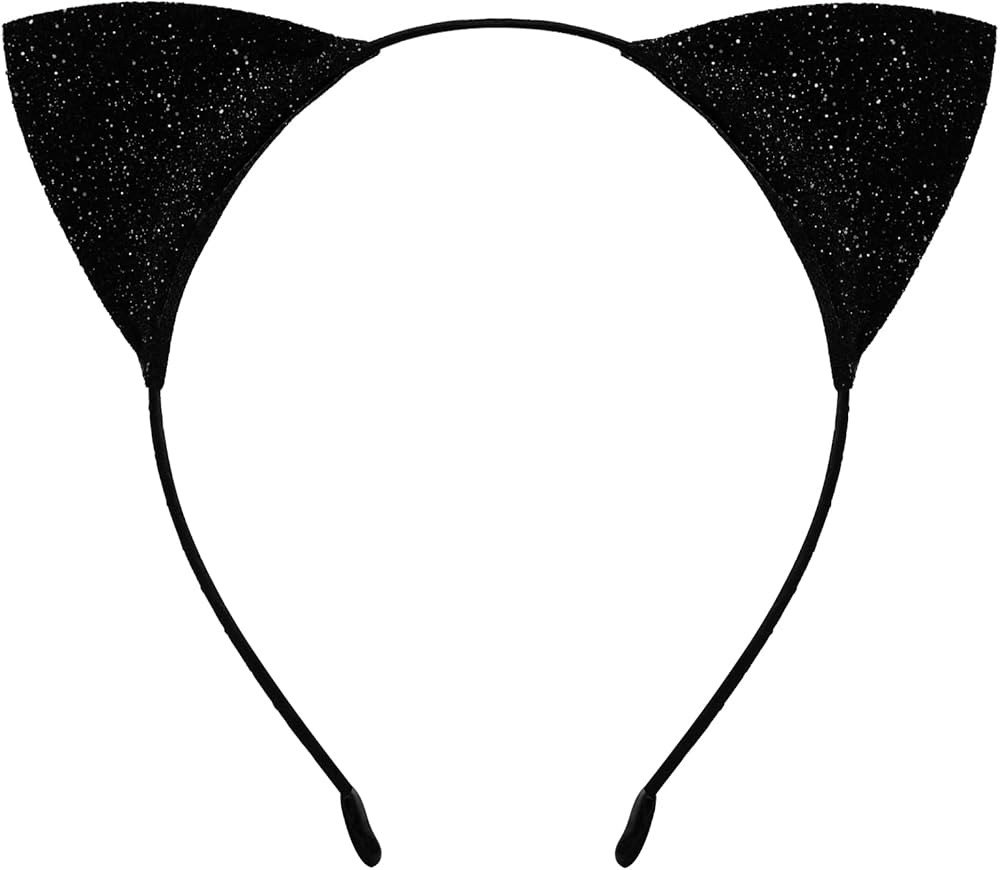 Cat Ears Headband for Women Girls, Halloween Cosplay Cat Costume Hair Accessories for Adult Kids ... | Amazon (US)