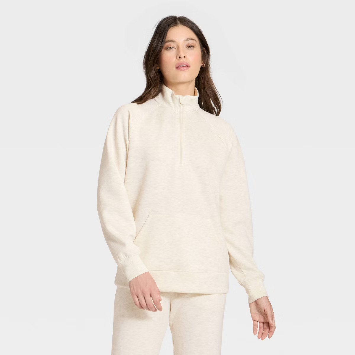 Women's Airy Sleek Legging Friendly Half Zip Sweatshirt - All In Motion™ | Target