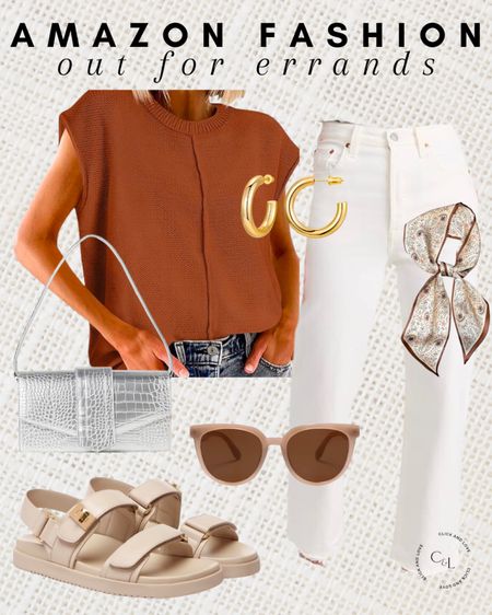 Amazon fashion finds for running errands✨ love the simplicity of this look! 

Jeans, top, blouse, hair scarf, silk scarf, handbag, purse, sunnies, sunglasses, sandals, gold jewelry. Hoop earrings, gold hoops, errands, casual fashion, Womens fashion, fashion, fashion finds, outfit, outfit inspiration, clothing, budget friendly fashion, summer fashion, spring fashion, wardrobe, fashion accessories, Amazon, Amazon fashion, Amazon must haves, Amazon finds, amazon favorites, Amazon essentials #amazon #amazonfashion


#LTKStyleTip #LTKMidsize #LTKFindsUnder50