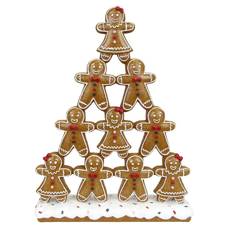 Gingerbread Boy & Girl Stack, 9" | At Home
